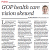 GOP health care vision skewed